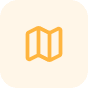 LUMITURE | Simple yellow map icon with three folded panels on a light beige background, perfect for representing intelligent trading or crypto analysis platforms like Intelligent Dex. LUMITURE | Simple yellow map icon with three folded panels on a light beige background, perfect for representing intelligent trading or crypto analysis platforms like Intelligent Dex.